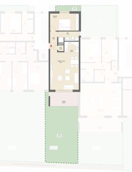 Neubau: 2- Zimmer Erdgeschoss mit Garten im Kanderpark, Binzen Nr.3 - VERKAUFT - Binzen