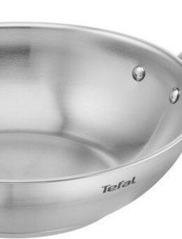 Tefal Wok Wokpfanne Virtuoso Induktion 28 cm, Edelstahl (1-tlg), hochwertiger Premium-Edelstahl, unversiegelt, für alle Herdarten