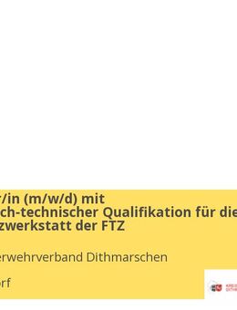 Mitarbeiter/in (m/w/d) mit handwerklich-technischer Qualifikation für die Atemschutzwerkstatt der FTZ - Gudendorf