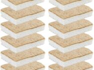 WENKO Geschirrschwamm Modell Coco, 12er Set, mit Naturfasern, 2-seitig, waschbar bis 40 °C