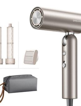 Dreame Haartrockner Pocket Neo Hochgeschwindigkeits-Haartrockner, 1300 W, Kompakt & klappbar, vielseitige Aufsätze, 110.000 U/min