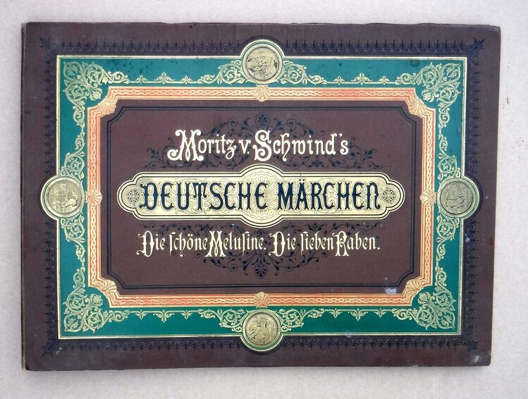 Moritz von Schwind "Deutsche Märchen", Das Märchen von den sieben Raben & Die schöne Melusine, von 1882 - Dresden