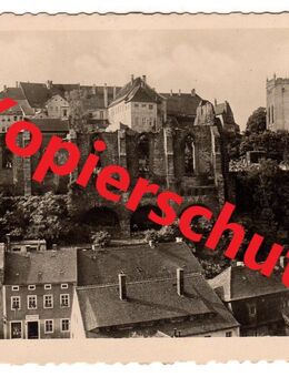 Alte Ansichtskarte „Bautzen i. Sa. – Nicolai-Ruine“, gelaufen 1942 - Landsberg
