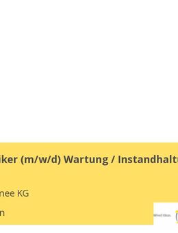 Mechatroniker (m/w/d) Wartung / Instandhaltung - Wehingen