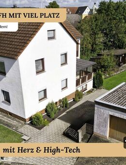 Viel Platz mit Fördermöglichkeit: ZFH in Sackgassenlage mit 1.460?m² Grundstück - Dürrwangen