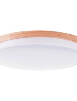 Brilliant LED Deckenleuchte Baarlo, Dimmfunktion, LED fest integriert, Warmweiß, Ø 35 cm, 2400 lm, 3000 K, 3-Stufen dimmbar, Holz/Metall