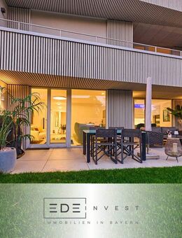 Luxuriöse 3-Zimmer-Gartenwohnung nur wenige Schritte zum Ammersee mit TG Stellplatz & Aufzug - Herrsching (Ammersee)