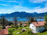 Traumhaftes Grundstück mit Panoramablick auf See und Berge - Tegernsee