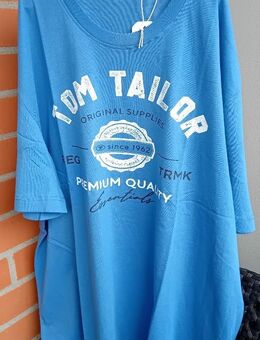 Tom Tailor T-Shirt HELLBLAU Gr. 3XL Großes Logo NEUWARE OVP OHZ VS - Osterholz-Scharmbeck