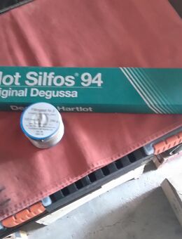 KONVOLUT ! Degussa ! Hartlot ! Weichlot+Flies ! - Sandersdorf