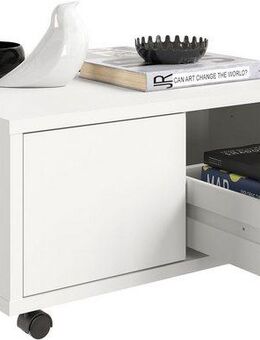 FMD Couchtisch Twin, mit Schubladen, bietet Stauraum, mit Rollen, Breite: 70 cm