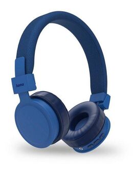 Hama Wireless Bluetooth Headset, Over Ear Bluetooth Kopfhörer, kabellos Bluetooth-Kopfhörer (Freisprechfunktion, Sprachsteuerung, True Wireless, integrierte Steuerung für Anrufe und Musik, Google Assistant, Siri, A2DP Bluetooth, AVRCP Bluetooth, HFP,...