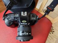 Nikon F 401 AF mit Nikkor 35-70, 1:3,3-4,5 mit UV Filter Tasche und Bedienungsanleitung - Aßling