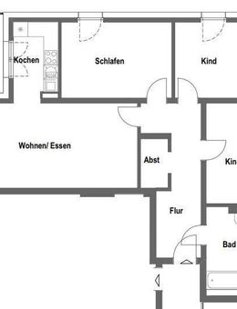 4 Zimmer Herzobase - Wohnberechtigungsschein EK-Stufe 2 unabdingbar! - Herzogenaurach