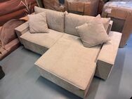 Sofa Couch beige Schlafsofa mit Bettkasten Neu - Krefeld