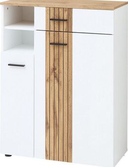 Innostyle Schuhschrank Schuhschrank Sparks, 80x106x38cm (B/H/T) (1-St) 2 türig, 1 Schubkaste, 1 offene Fächer, Softclose