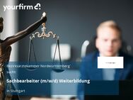 Sachbearbeiter (m/w/d) Weiterbildung - Stuttgart