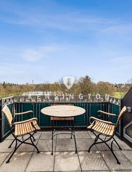 KENSINGTON - Exklusiv - Wunderschöne Dachbalkon-Galerie-Wohnung in der Residenz "Nymphenburger Ambiente" - Moosach - München