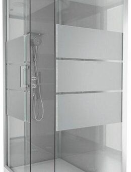Marwell Komplettdusche Grey River Rectangle, BxT: 110x80 cm, Einscheibensicherheitsglas, inkl. Armaturen