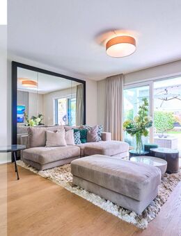 Luxuriöse Gartenwohnung in Bestlage: 2 Zimmer, 2 Terrassen, Baujahr 2020 - München