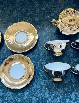 ‼️Goldfarbenes Porzellan-Service, Kaffee-/Mokkaservice Bavaria ‼️ - Ennepetal (Stadt der Kluterhöhle) Zentrum