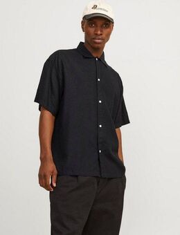 Jack & Jones Kurzarmhemd JORFARO LINEN OVERSIZED SHIRT SS SN