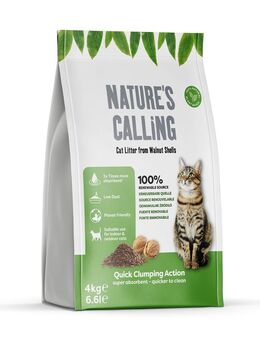Nature's Calling Katzenstreu - Sparpaket: 2 x 4 kg
