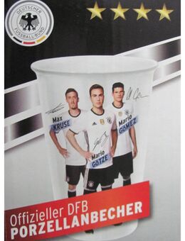 DFB Porzellanbecher - Sturm - Kruse, Götze & Gomez - Doberschütz