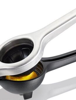 GEFU Zitruspresse LEMON PRO, Edelstahl, bis zu einer Fruchtgröße von 8,4 cm Durchmesser