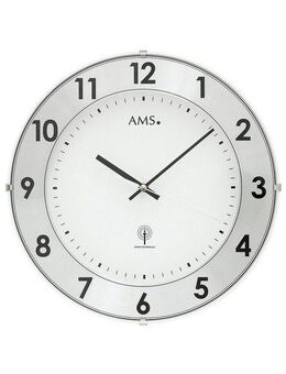 AMS Funkwanduhr 5948 (Quarzuhr,Wohnzimmer,Esszimmer,Küche,Arbeitszimmer,Büro, Flur)