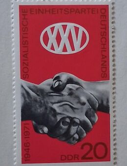 DDR 1971 25 Jahre SED Einzelmarke postfrisch - Görlitz