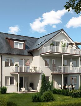 NEUBAU + 3 - Zi.- Dachgeschosswohnung mit Klimaanlage und 2 Balkonen - Gröbenzell