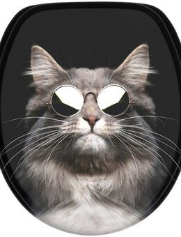 Sanilo WC-Sitz Cool Cat, mit Absenkautomatik, BxL: 37,7 x 42,0 - 47,0 cm