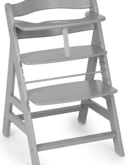 Hauck Hochstuhl Alpha+, grey, aus Holz
