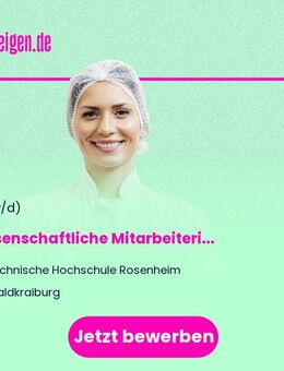 Wissenschaftliche Mitarbeiterin / Wissenschaftlicher Mitarbeiter (m/w/d) mit Promotionsabsicht im Bereich mechanische Verfahrenstechnik mit Fokus auf Recyclinganwendungen - Waldkraiburg