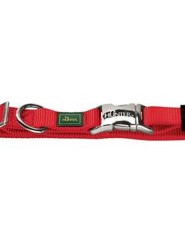 HUNTER Halsband Vario Basic Alu-Strong, rot - Größe XL: 45 - 65 cm Halsumfang