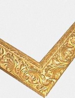 Leerrahmen Bilderrahmen-Holz-Barock-Sondermaße-alle Größen möglich 882 Gold - Holzminden