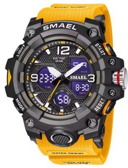 Sportliche Digitaluhr von SMAEL in Orange - Radevormwald (Stadt auf der Höhe)