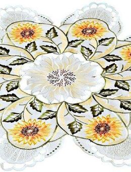 Delindo Lifestyle Mitteldecke Sonnenblumen (1-tlg), mit Digitaldruck