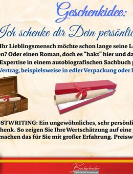 Geschenkidee: Lassen Sie den Traum vom eigenen Buch wahr werden - Kiel