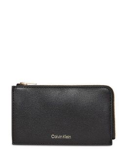 Calvin Klein Kartenetui FOIL LOGO TOP ZIP CARDCASE, Kreditkartenetui mit CK-Logo