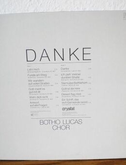 Botho Lucas Chor-Danke-Vinyl-LP,Crystal - Linnich