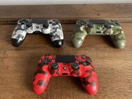 Playstation 4 PS4 Controller Dualshock Camouflage grau grün rot - Bergisch Gladbach