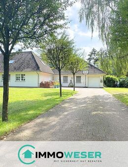 Repräsentative Villa mit Einlieger-Gästehaus auf großem Grundstück am Waldrand - Thedinghausen