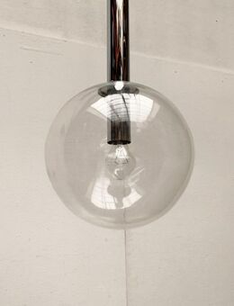 Space Age Glass Chrome Ball Lamp zu Mid Century 60er 70er Staff - Hamburg Hamburg-Nord
