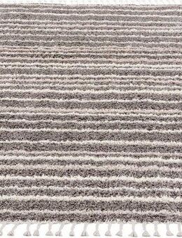 Carpet City Hochflor-Teppich Pulpy 520, rechteckig, Höhe: 30 mm, besonders weich, mit Fransen, Streifen Look