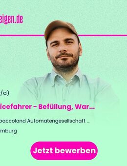 Servicefahrer - Befüllung, Warenautomaten & Warenausgabesysteme (m/w/d) Großraum Hamburg-Harburg - Hamburg
