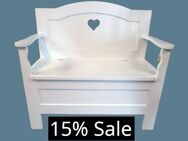 Sale 15%,Kleine Truhenbank im Landhaus, Vintagestil, antik (1352) - Kirchheim (Neckar)