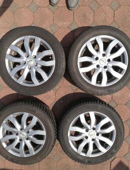 4 Winterreifen 205/55 R16 91V auf Alu Felgen C22 6,5x16 5x112 ET45 MB57,1, wegen Umstieg auf Jahresreifen. - Niestetal