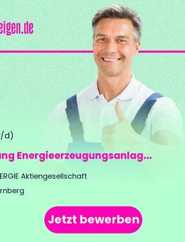 Leitung Energieerzeugungsanlagen - Strom- und Wärmeproduktion - Nürnberg